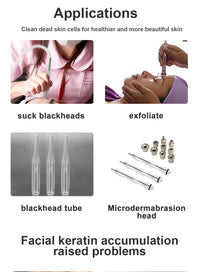 Diamond Tip Microdermabrasion Machine – 9-Head Vacuum Exfoliation & Spray Device