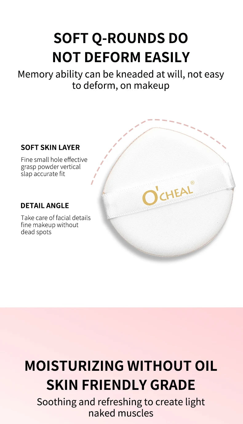 O'CHEAL CC Cream Cushion Foundation – Lightweight, Long-Lasting Concealer with SPF (15g)