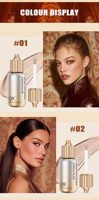 QIC Liquid Concealer | Matte, High Coverage, Waterproof & Oil Control | All Skin Types