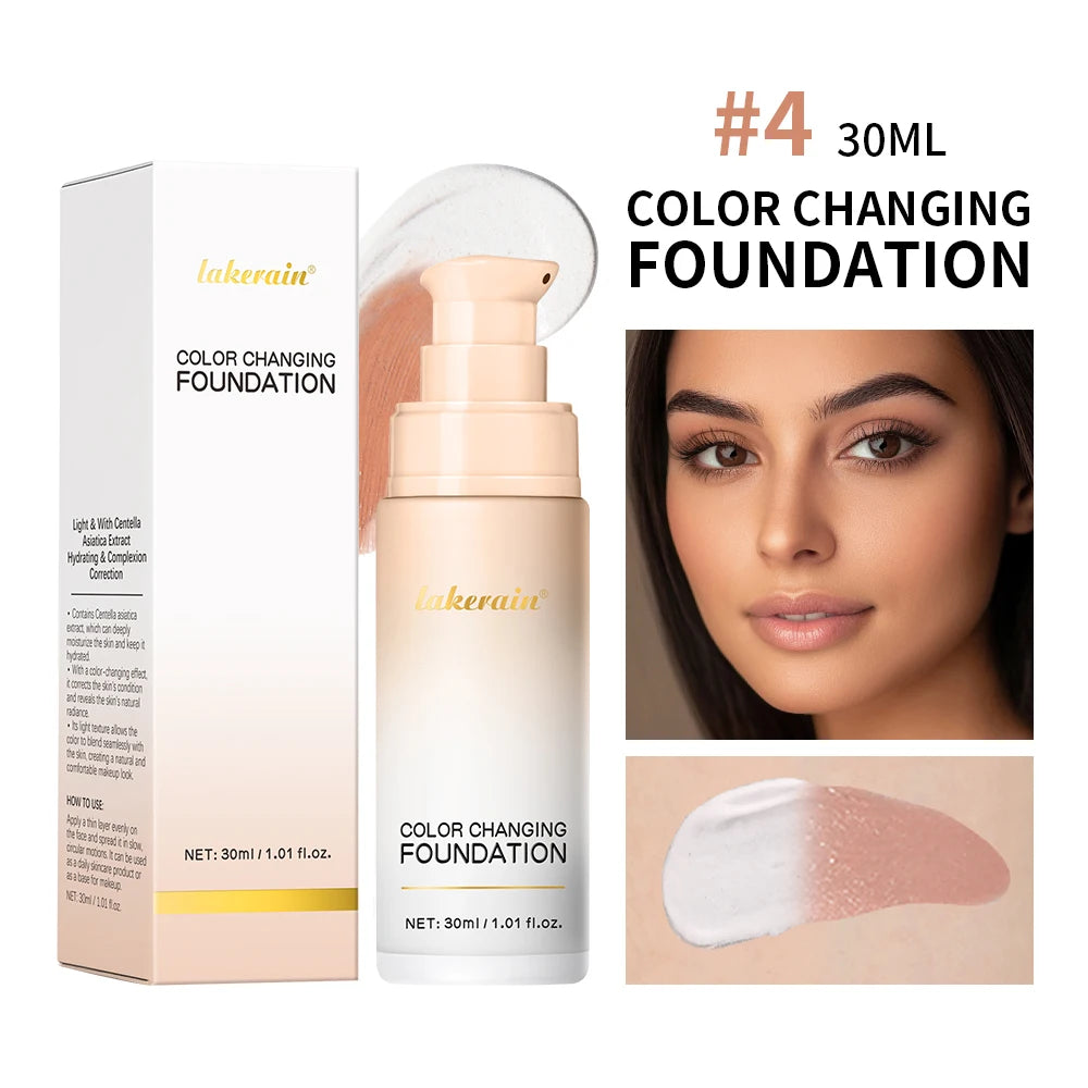 4-in-1 Color Changing Foundation – SPF30, Concealer, Moisturizer & Even Skin Tone | Buyer's Choice