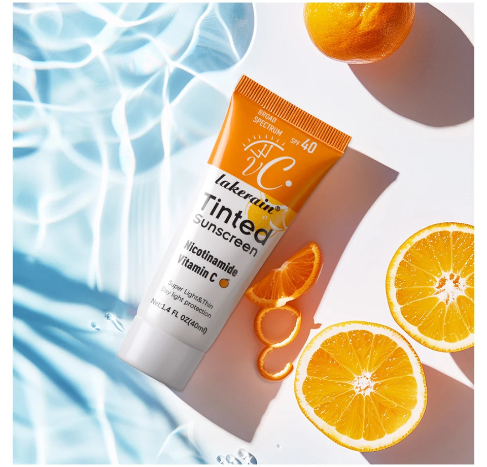 Lakerain SPF 40 Sunscreen Foundation Cream With UV Protection Light Coverage