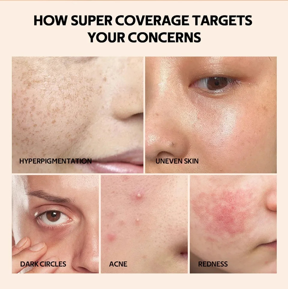 YIYUEQIANLI Multi-Use Sculpting Concealer | Full Coverage, Contour, Highlight & Retouch