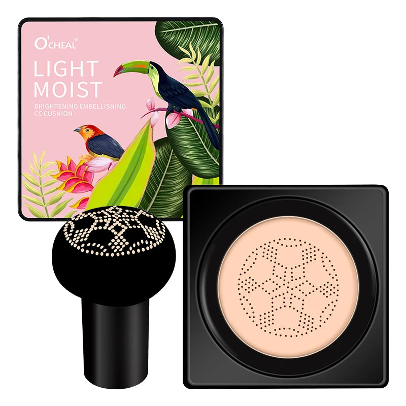 O'CHEAL Mushroom Head BB Cream Cushion – Waterproof, SPF & Long-Lasting Coverage (20g)