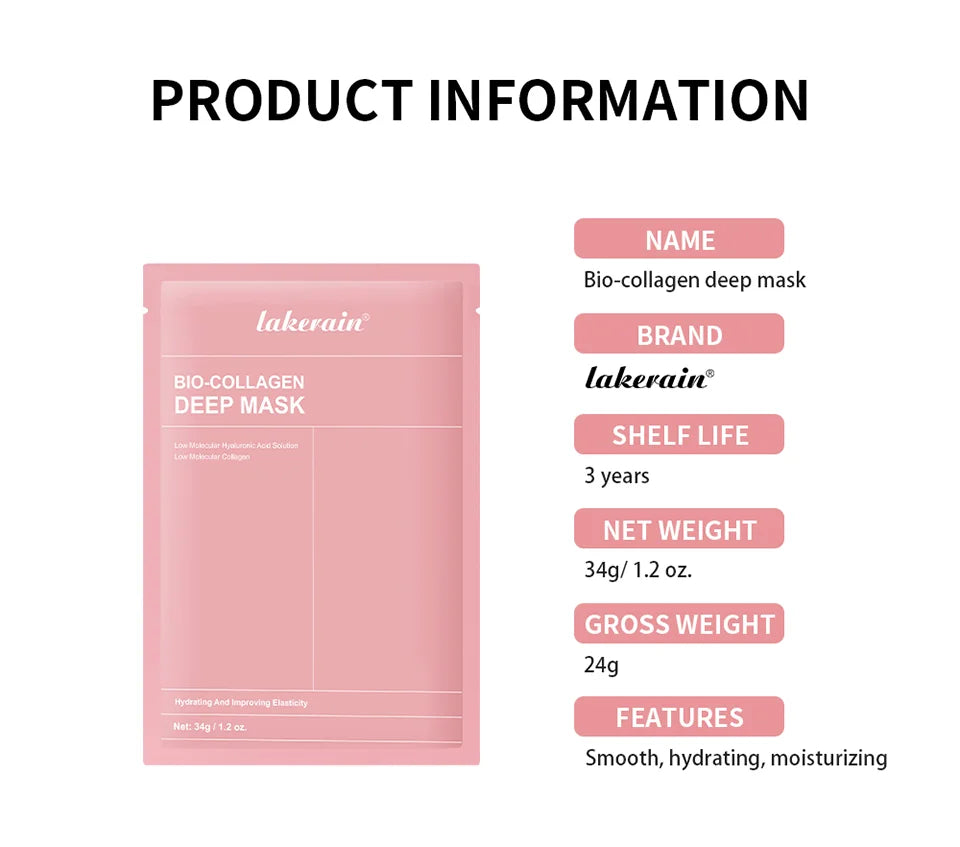 Bio-Collagen Deep Hydrogel Mask – Overnight Hydration, Pore Minimizing & Firming | ibcccndc