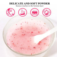Hydro Jelly Mask Powder – Moisturizing & Brightening Peel-Off Face Mask for Women (350g) – Rose, Hyaluronic Acid, Vitamin C, Collagen, Charcoal & More