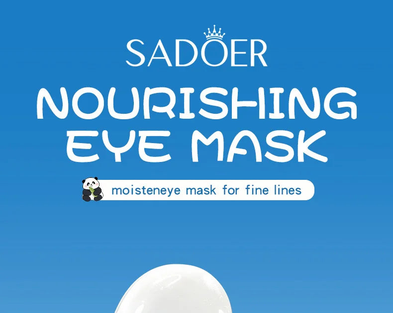 SADOER Crystal Collagen Eye Mask Patches – 60 Pieces, Dark Circles & Firming