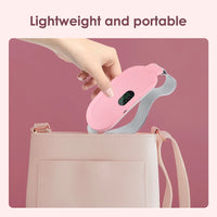 Menstrual Heating Pad & Abdominal Massager Belt – Wireless Cramp Relief with 4 Heat Levels