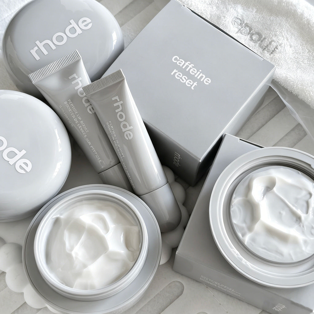 RHODE Beauty Collection – Lip Glaze, Glazing Milk, Acne Patches, Face Spray, Caffeine Mask & More