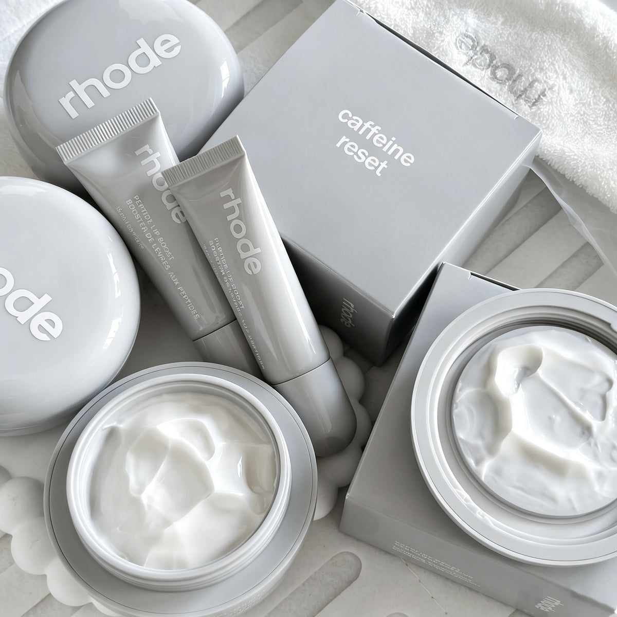 RHODE Beauty Collection – Lip Glaze, Glazing Milk, Acne Patches, Face Spray, Caffeine Mask & More