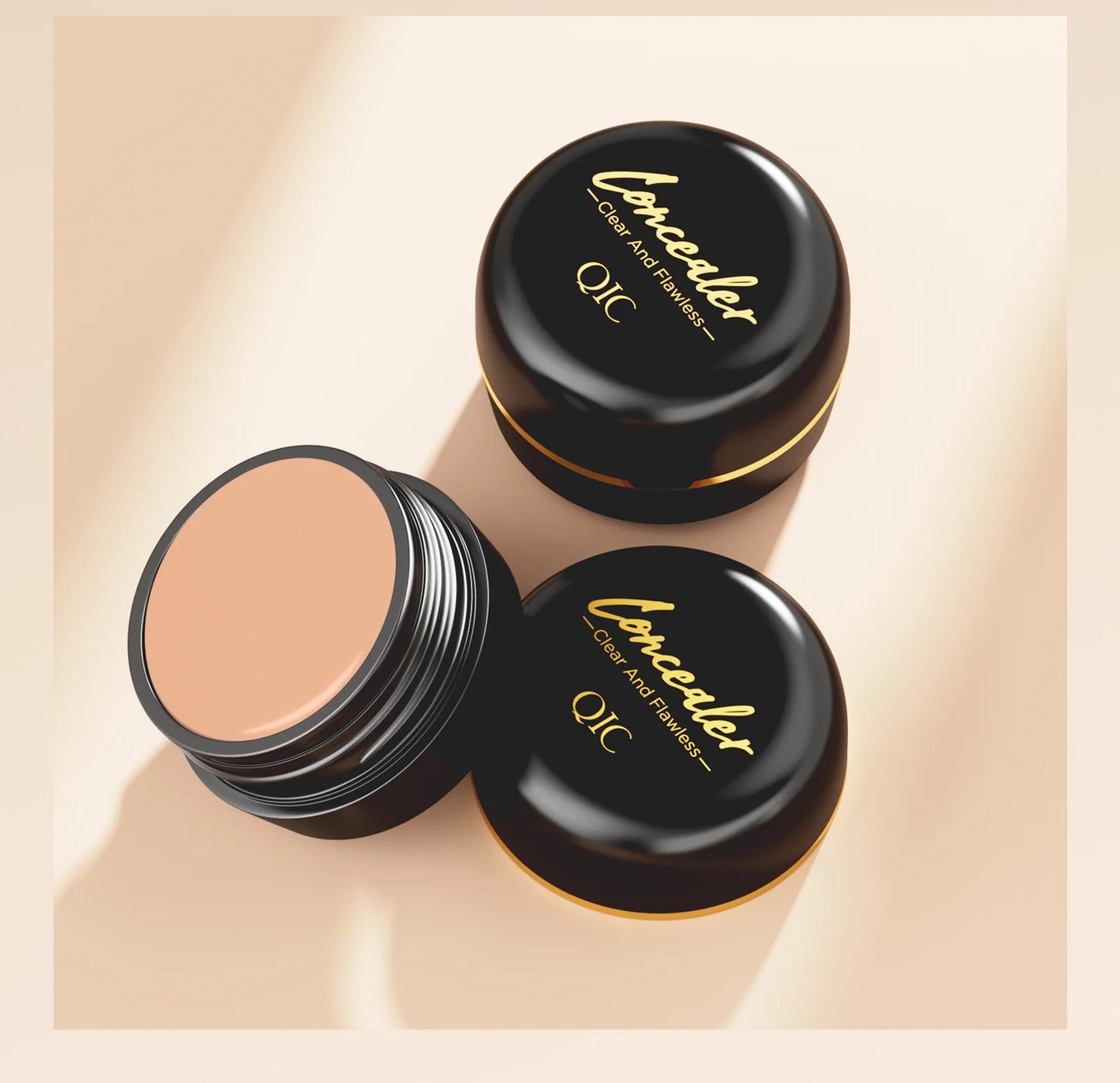 Full Coverage Concealer Cream – Waterproof Matte Finish for All Skin Tones, Hides Scars & Dark Circles 15g