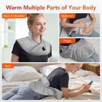 Electric Heating Shoulder & Neck Pad – USB Heated Shawl with 3-Level Temperature Control