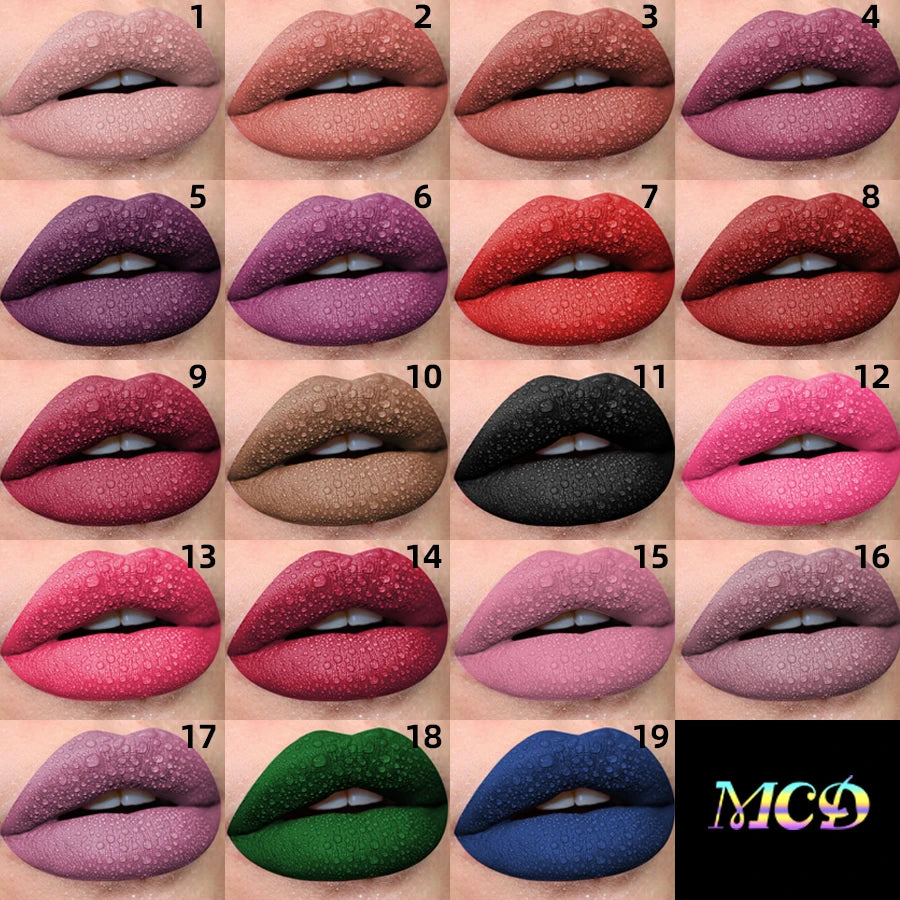 Velvet Matte Lip Gloss - Waterproof Long-Lasting Lip Tint
