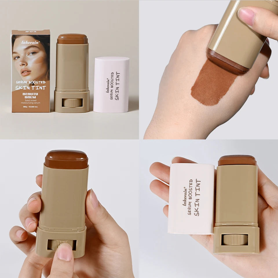 Skin Tint Foundation Stick Concealer Serum High Coverage Travel Bronze Sunblock