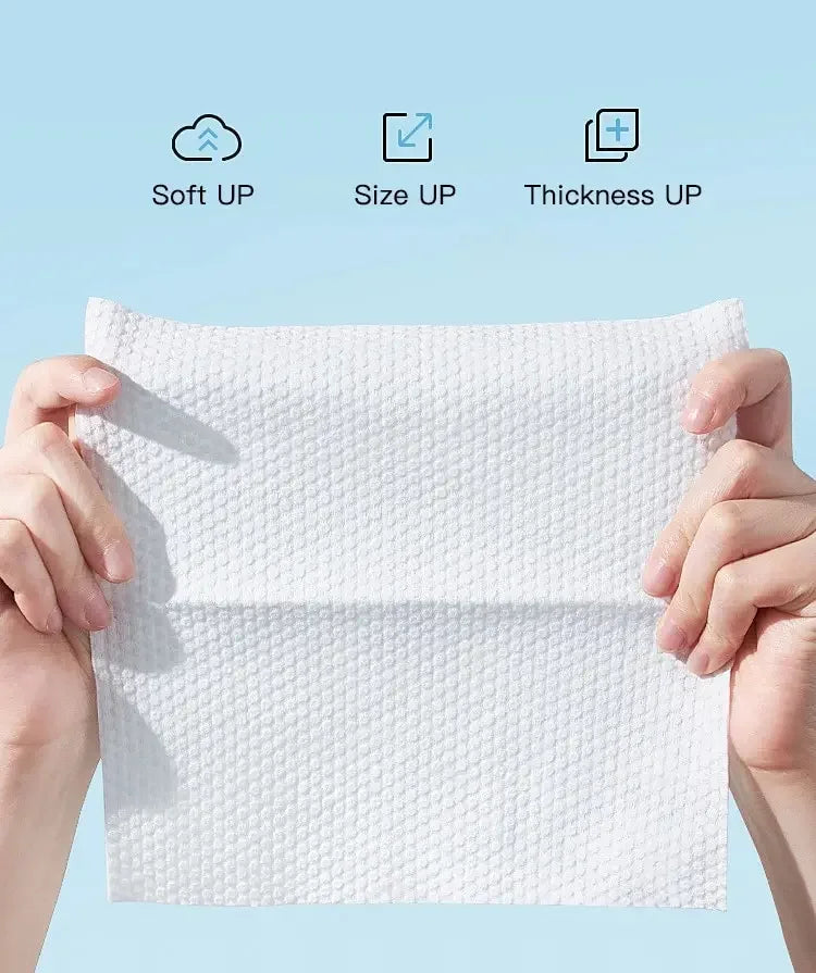 Non-Woven Disposable Spa & Salon Face Towels – Soft Facial Cleansing Wipes for Home & Beauty Salon Use (20x15cm)