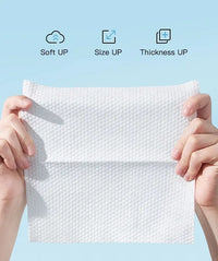 Non-Woven Disposable Spa & Salon Face Towels – Soft Facial Cleansing Wipes for Home & Beauty Salon Use (20x15cm)