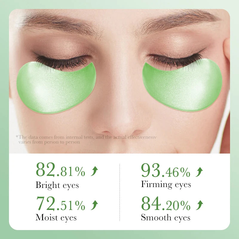 SADOER Aloe Vera & Collagen Under-Eye Masks – Anti-Wrinkle & Dark Circle Patches, 60 Pieces