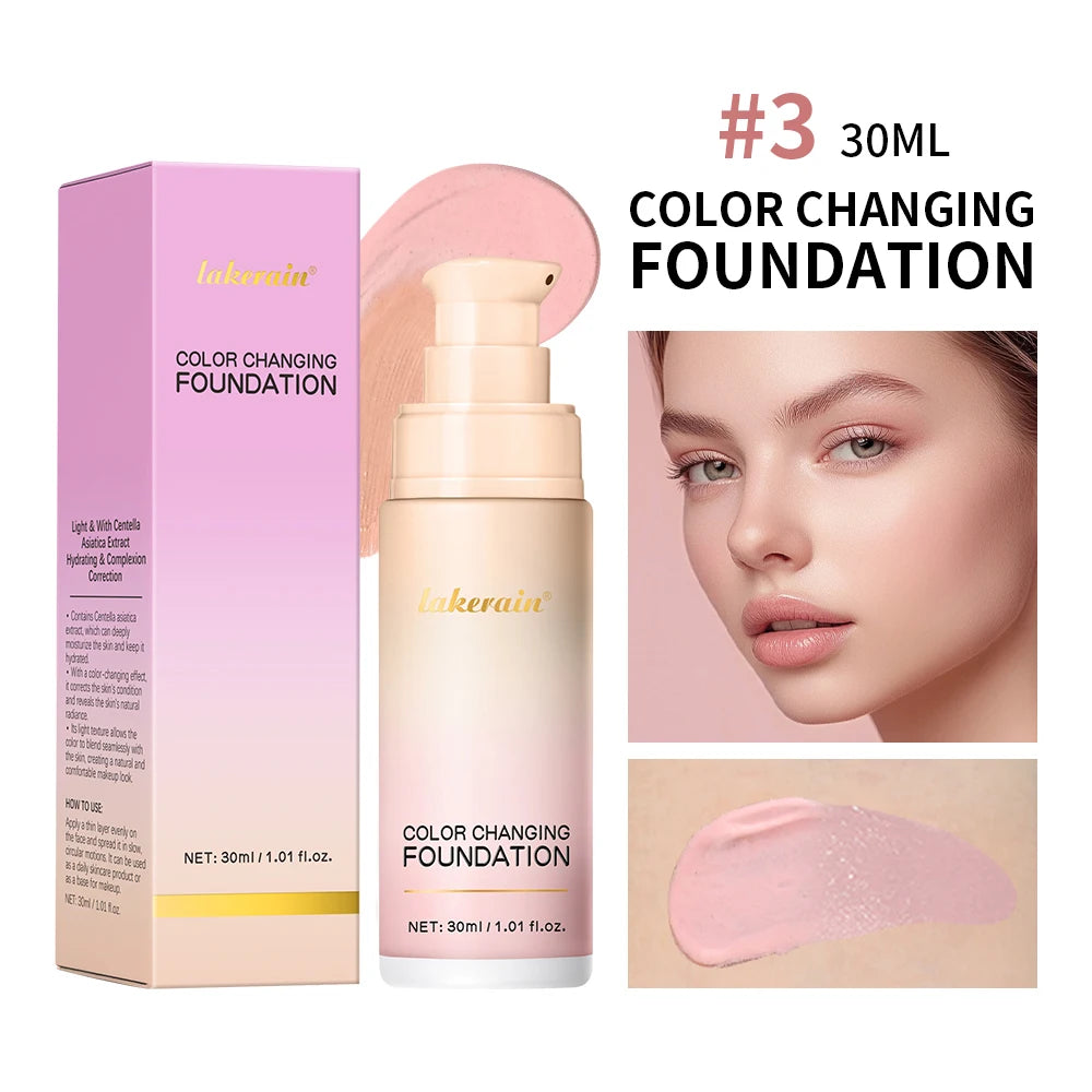 4-in-1 Color Changing Foundation – SPF30, Concealer, Moisturizer & Even Skin Tone | Buyer's Choice