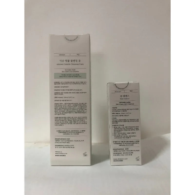 MIXSOON Bean Essence, Bean Cream & Centella Asiatica Cleanser