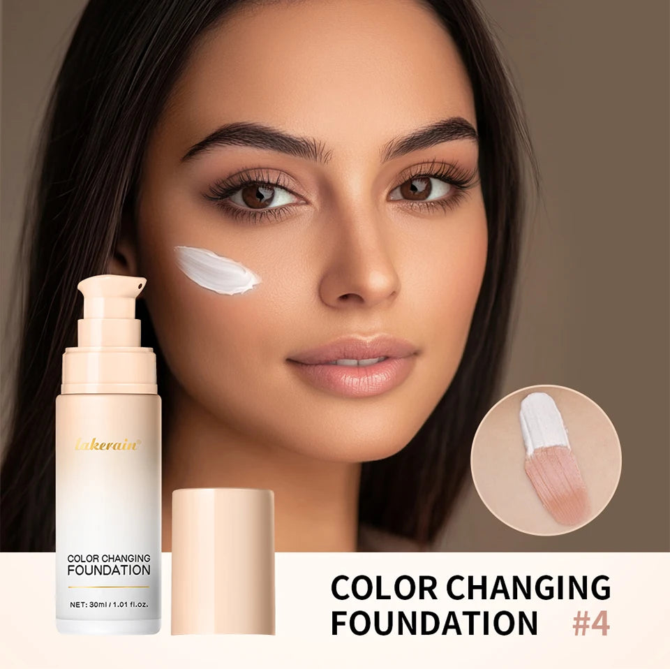 4-in-1 Color Changing Foundation – SPF30, Concealer, Moisturizer & Even Skin Tone | Buyer's Choice