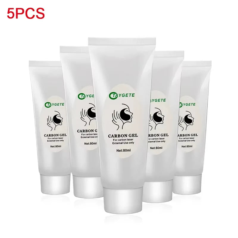 Carbon Black Gel Mask for ND:YAG Laser – Skin Peeling, Pore Minimizing & Whitening Carbon Cream (80ml)
