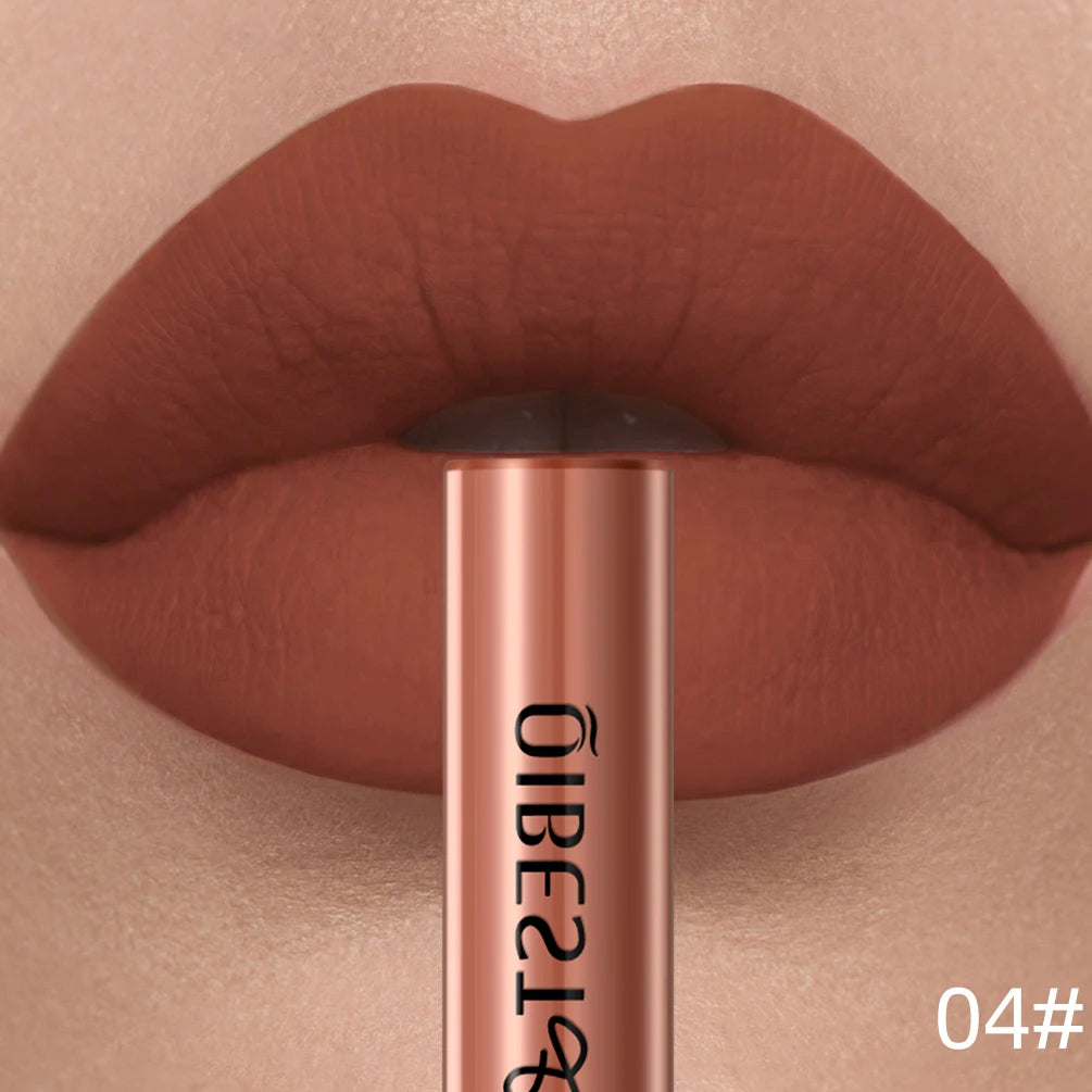 QiBest Velvet Matte Lipstick - Waterproof Long-Lasting Lip Tint
