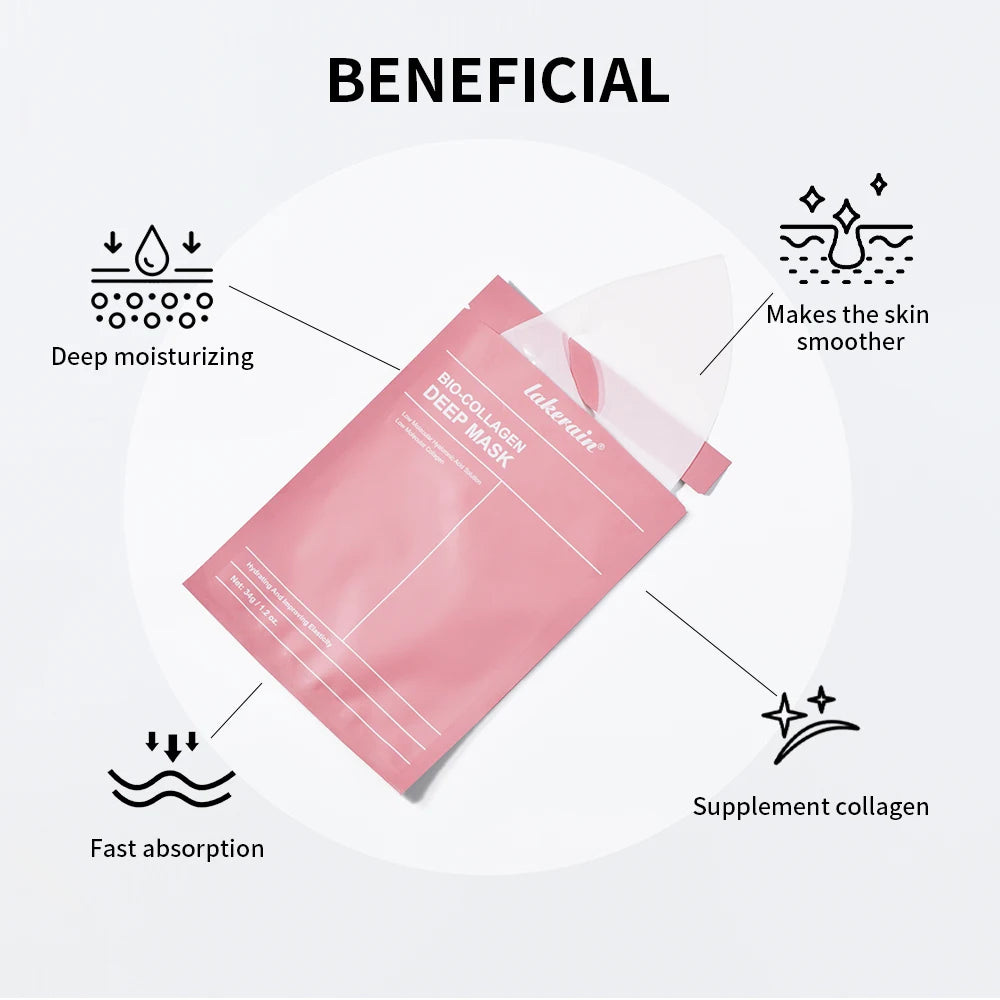 Bio-Collagen Deep Hydrogel Mask – Overnight Hydration, Pore Minimizing & Firming | ibcccndc