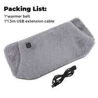 USB Graphene Waist Heating Belt – 2-in-1 Hand & Waist Warmer for Menstrual Relief