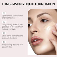 EELHOE 3-in-1 Liquid Foundation BB Cream Concealer – Matte, Waterproof, Oil Control 25g