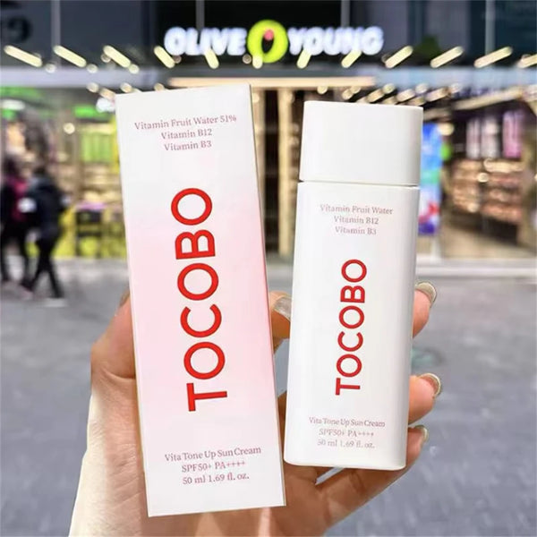 TOCOBO Bare-Faced Cream SPF 50+ Sunscreen – Hydrating Natural Glow Face Base | Stick & Cream Formula for All Skin Types