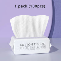 Plant Fiber Cotton Disposable Face Towels – Soft Pearl-Pattern Wipes for Face Washing & Drying (15x20cm)