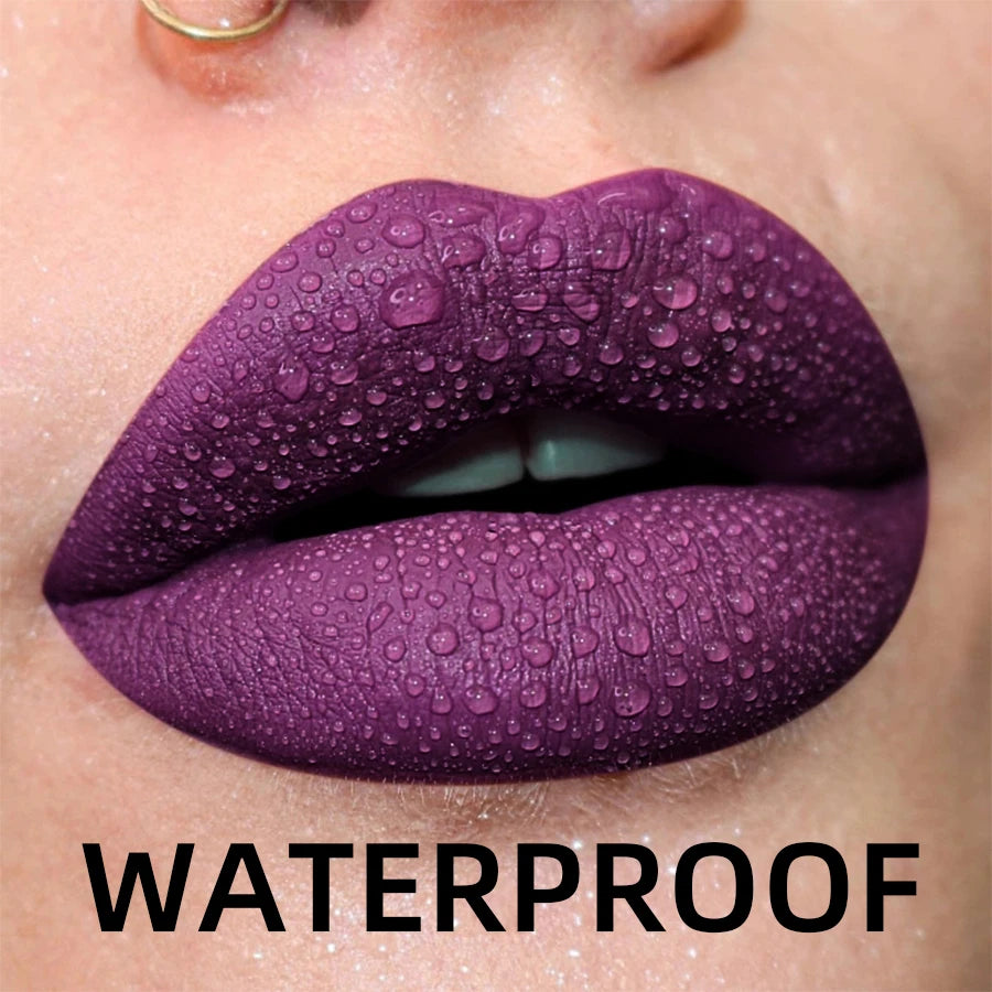 Velvet Matte Lip Gloss - Waterproof Long-Lasting Lip Tint