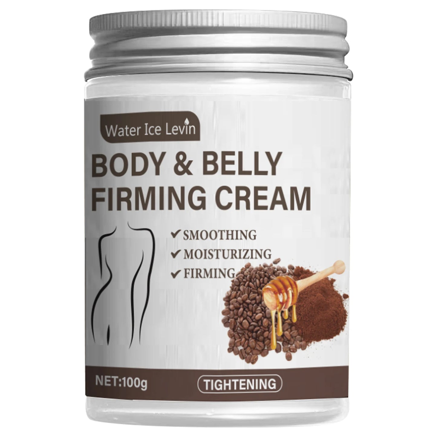 Caffeine & Collagen Firming Body Cream – Tightens Abdomen, Thighs & Arms (100g)