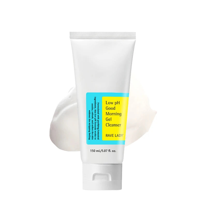 RAVE LADY Low pH Amino Acid Facial Cleanser – Oil Control, Exfoliating & Moisturizing Face Wash (150ml)