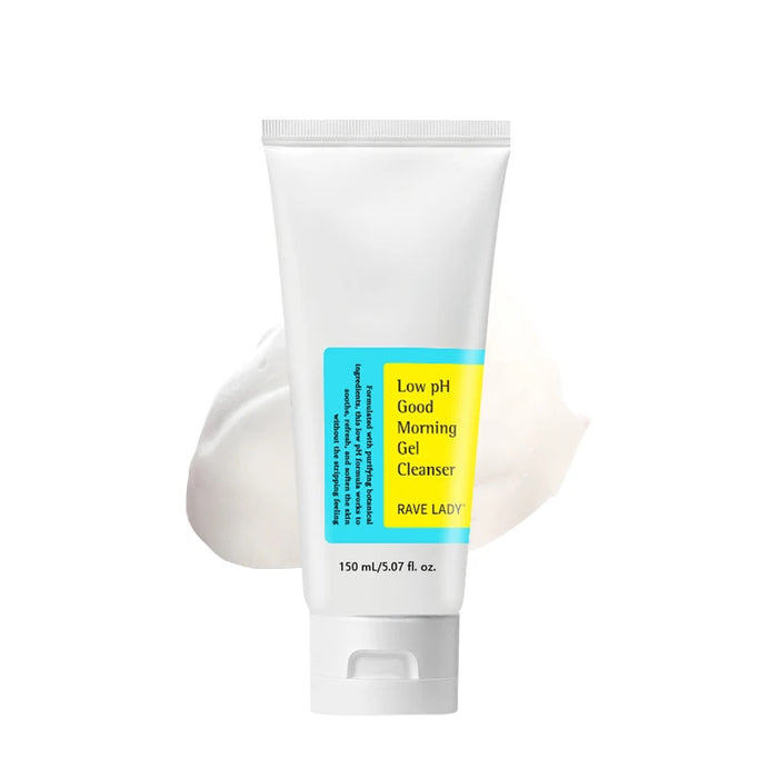 RAVE LADY Low pH Amino Acid Facial Cleanser – Oil Control, Exfoliating & Moisturizing Face Wash (150ml)