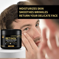 Men's Retinol Face Moisturizer – Anti-Wrinkle & Pore Minimizing