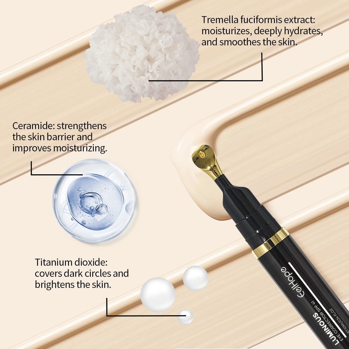 Eelhoe Concealer & Hydrating Liquid Foundation – Dark Circles, Freckles & Blemishes | Buyer's Choice
