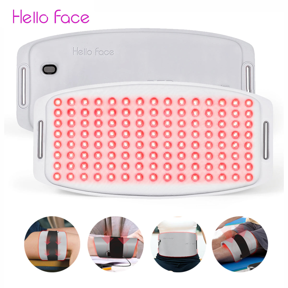 Hello Face L6 4-in-1 LED Light Therapy Mask – 720 Chips, Red, Blue, Amber & NIR