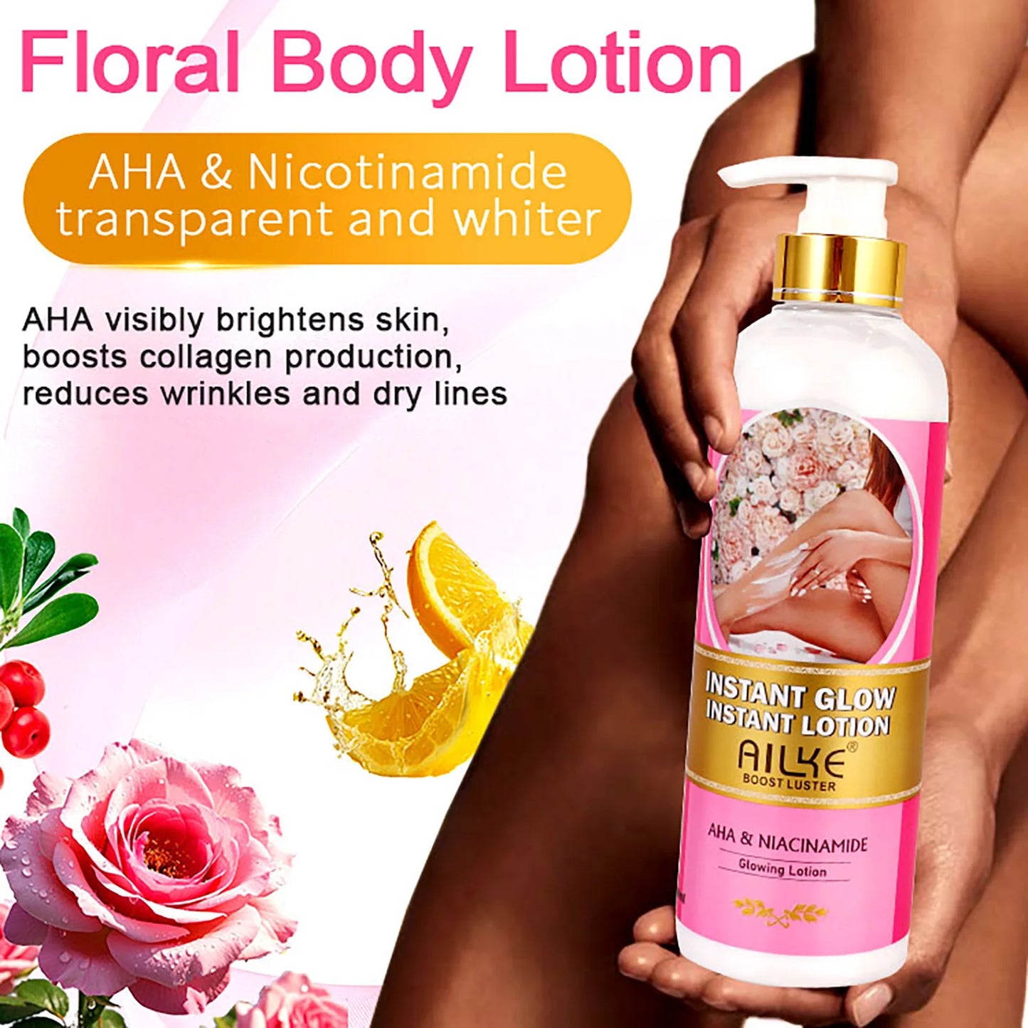 AILKE Natural Skin Brightening & Whitening Collection – Dark Spot Removal, Acne & Glow | Organic Vegan