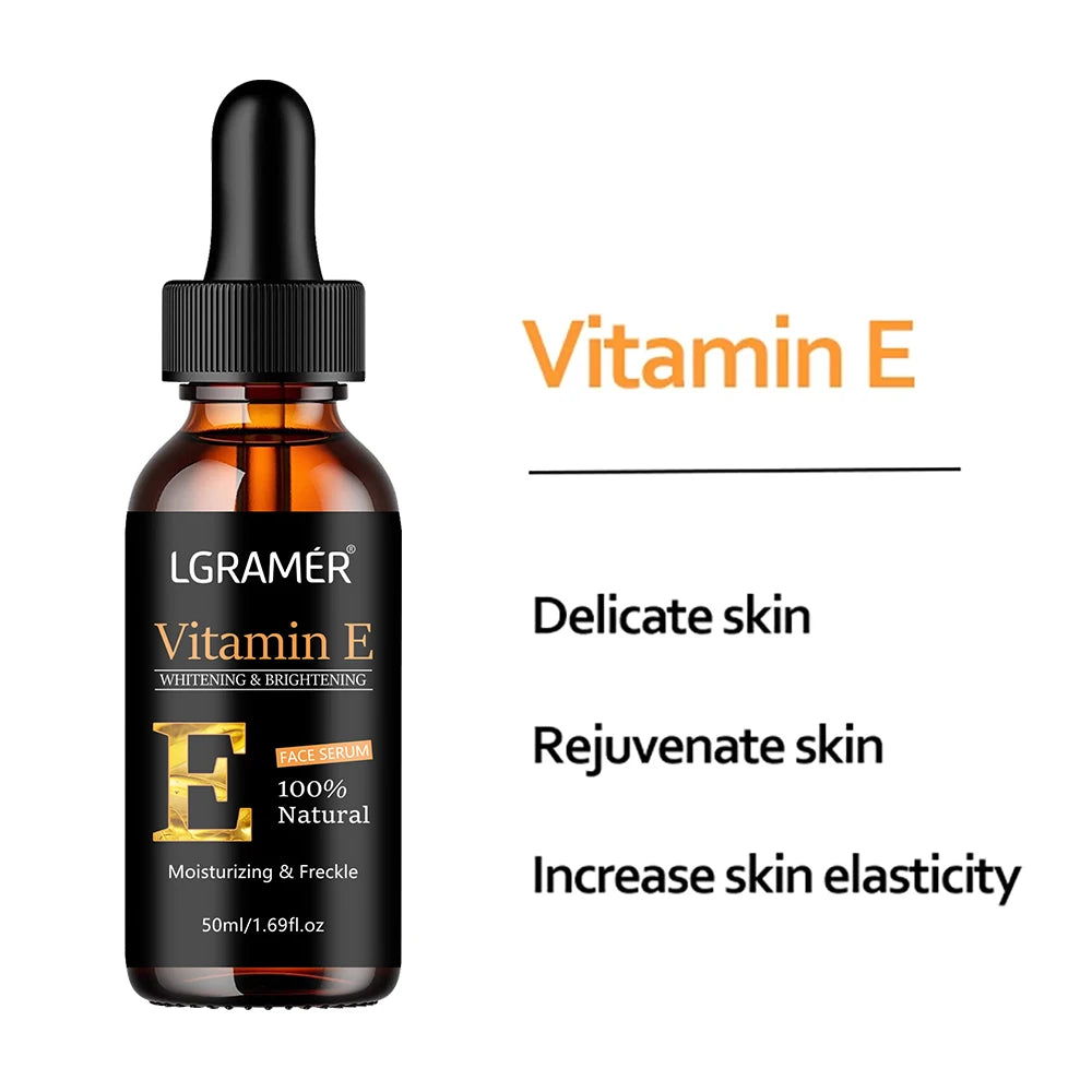 Vitamin E Brightening Face Serum – Pore Minimizing & Dark Spot Corrector