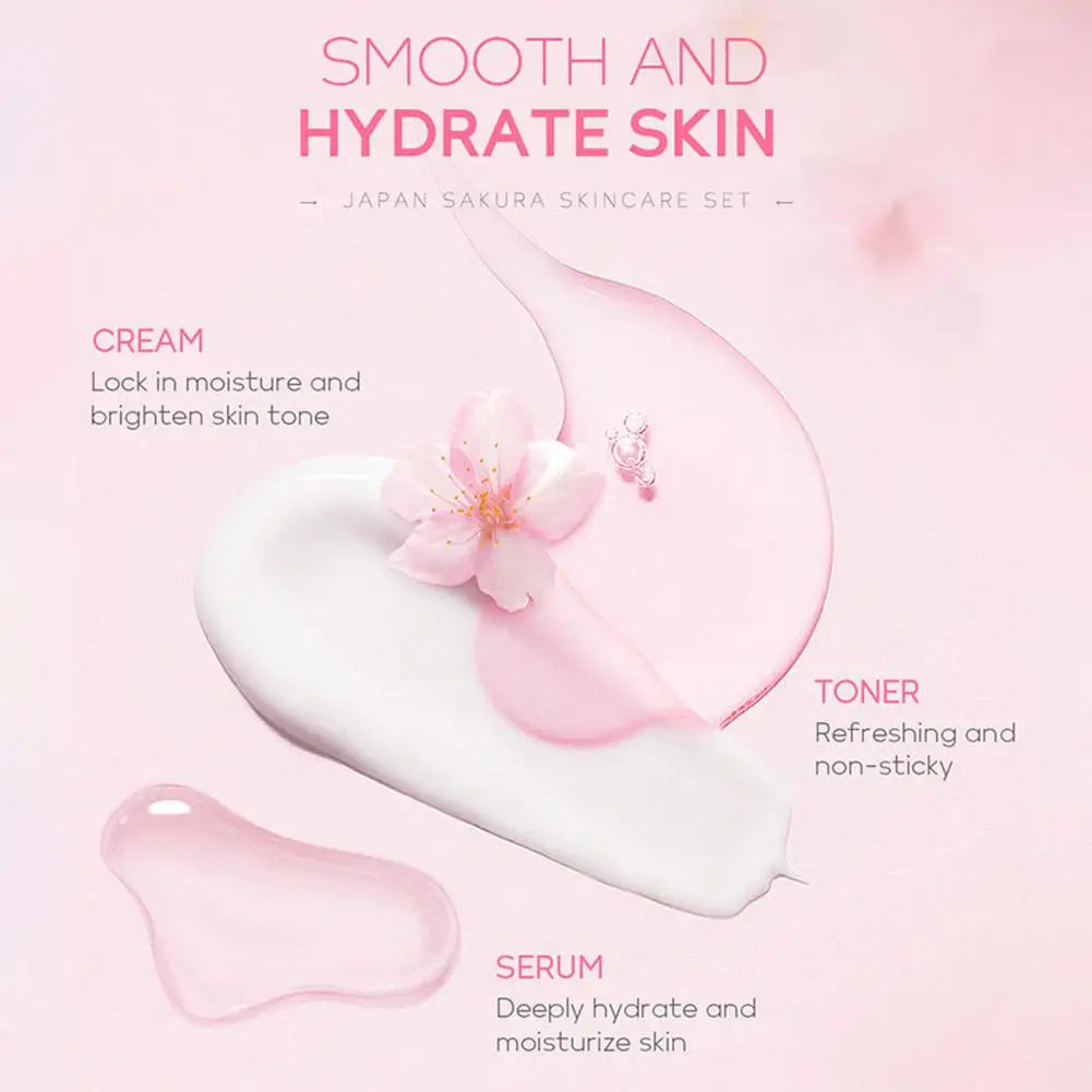 Sakura Skin Care Set – 5 or 6-Piece Collection
