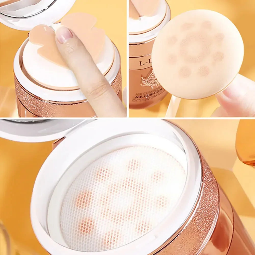 BB Cream Air Cushion Foundation & Concealer | Oil Control, Moisturizing, Waterproof | 30ml