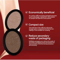 CC Cushion Foundation with Refill – 72-Hour Wear, Waterproof & Buildable Coverage (18g)