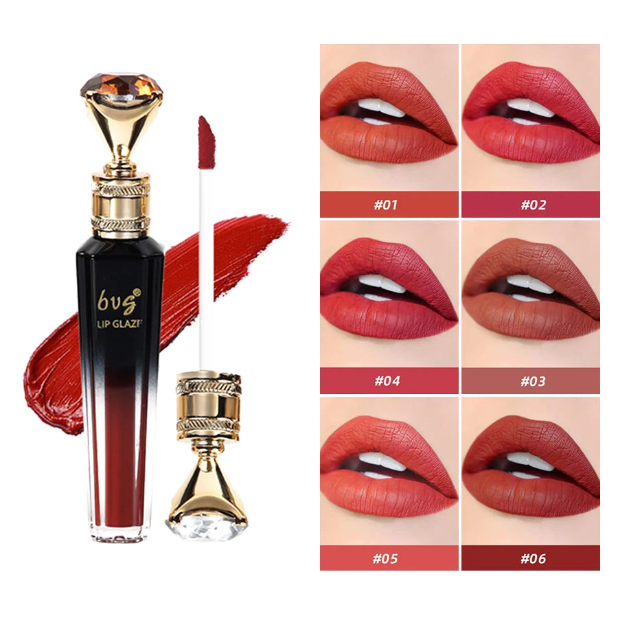 Diamond Velvet Lip Gloss - Waterproof Long-Lasting Shine