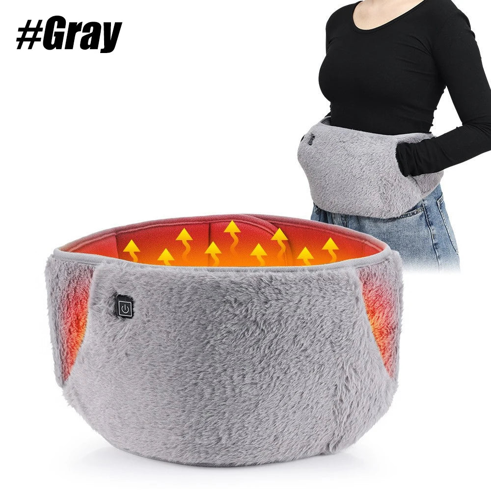 USB Electric Heating Belt – 3-in-1 Graphene Waist Warmer with 3 Heat Settings