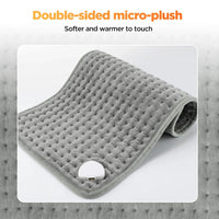 Electric Heating Pad for Back, Hands & Legs – 10 Heat Levels, 4 Timer Settings, Machine Washable