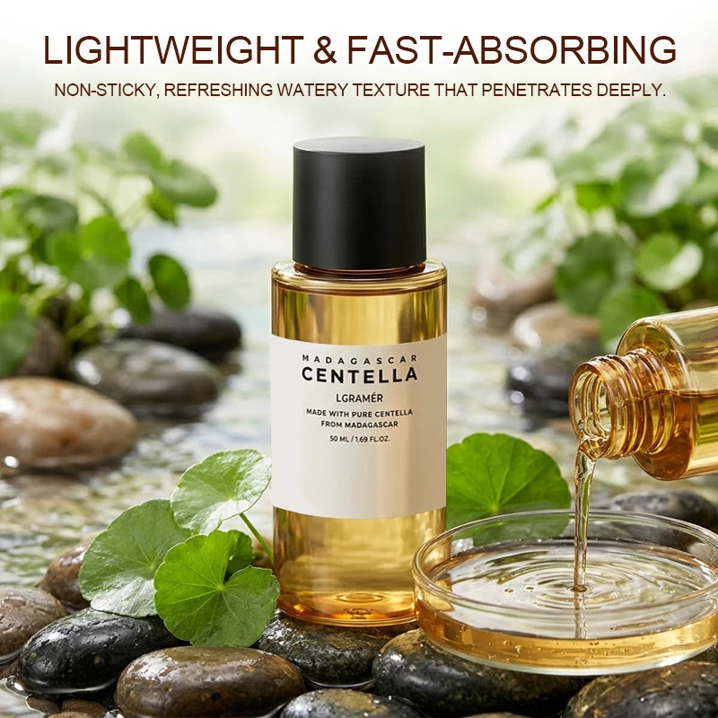 CLAFACES Centella Asiatica Toner with Hyaluronic Acid & PHA – Hydrating, Soothing & Exfoliating Face Toner for Women (30ml / 50ml)