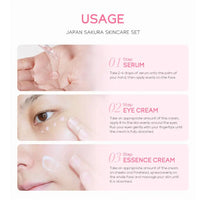 Sakura Skin Care Set – 3 or 5-Piece Gift Box