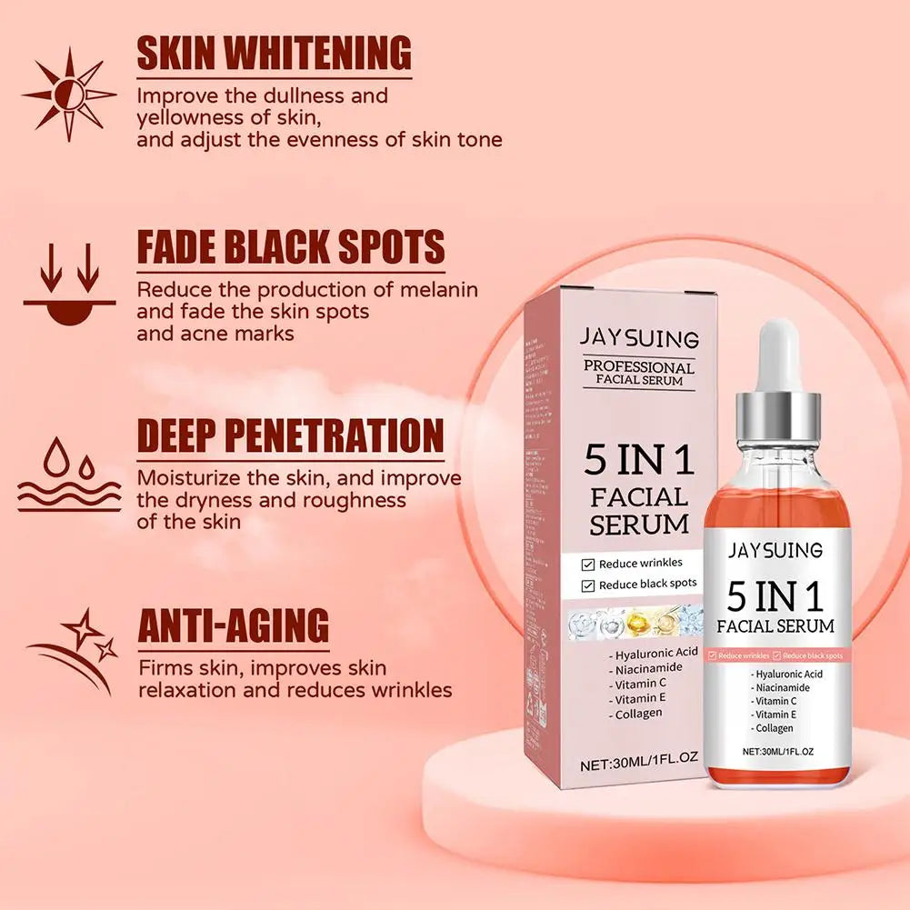 5-in-1 Vitamin C & Hyaluronic Acid Face Serum