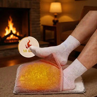 USB Electric Foot Warmer Pad – Soft Plush Heated Foot Bag, Constant 40°C, Machine Washable