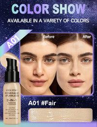 Air Cushion CC Cream Foundation | Oil Control, Matte, Full Coverage, Waterproof | 10 Shades